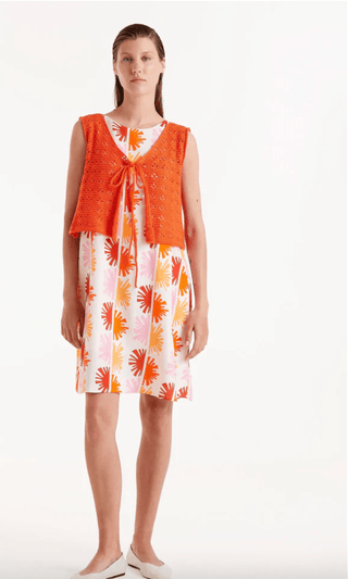 Crochet Tie Vest - Sincerely Betty