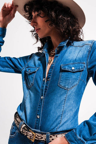 Denim Shirt - FINAL SALE - Sincerely Betty