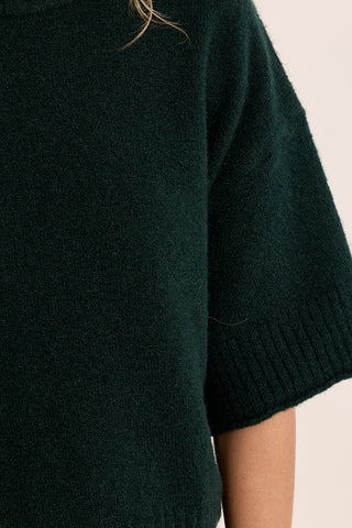 Cozy Quarter Sleeve Knit Sweater