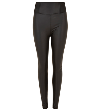 Faux Leather High Rise Leggings - Sincerely Betty