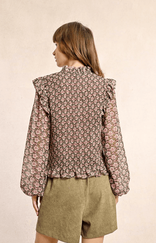Floral Woven Top - Sincerely Betty