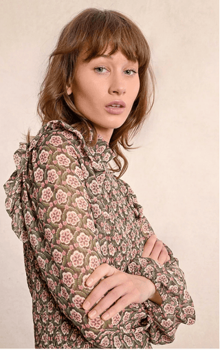 Floral Woven Top - Sincerely Betty