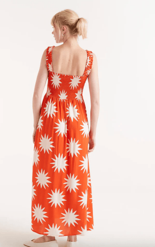 Flower Burst Maxi Dress - Sincerely Betty