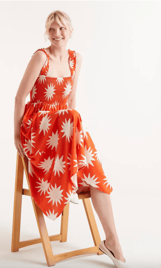 Flower Burst Maxi Dress - Sincerely Betty