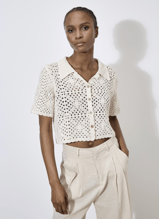 Flower Crochet Cardigan - Sincerely Betty