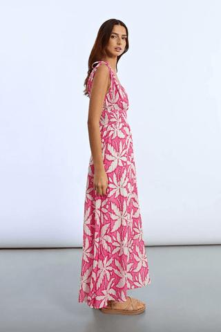 Flowy Floral Maxi Dress - Sincerely Betty