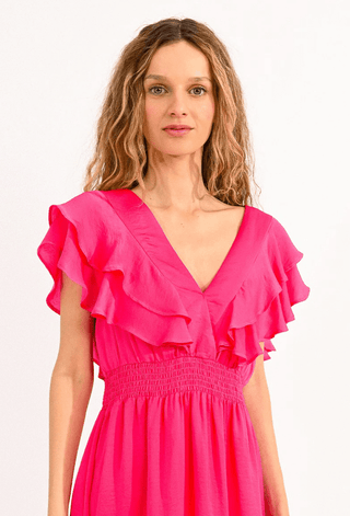 Flutter Ruffle Mini Dress - Sincerely Betty