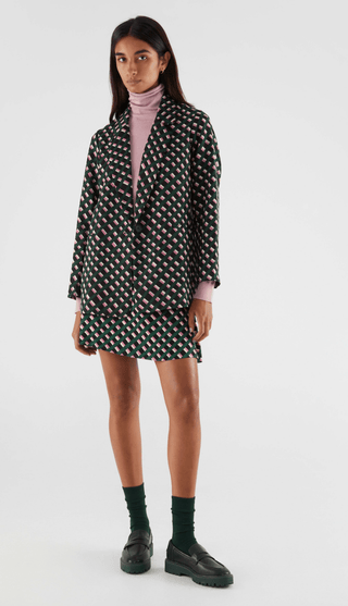 Geo Print Blazer - FINAL SALE - Sincerely Betty