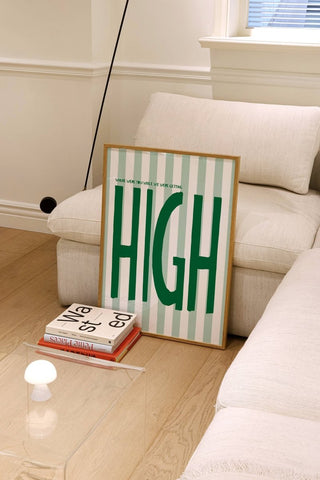 Getting High Oasis Retro Music Giclée Art Print - Sincerely Betty