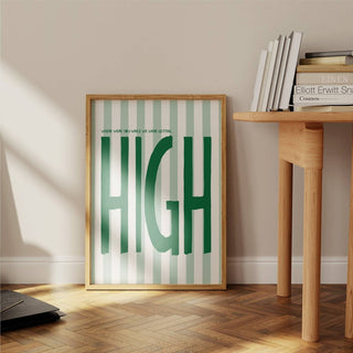 Getting High Oasis Retro Music Giclée Art Print - Sincerely Betty