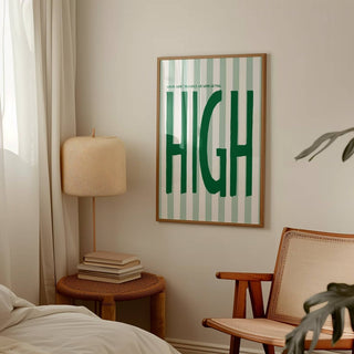 Getting High Oasis Retro Music Giclée Art Print - Sincerely Betty
