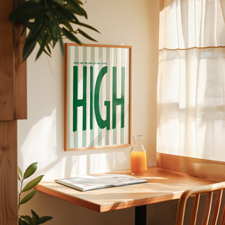 Getting High Oasis Retro Music Giclée Art Print - Sincerely Betty