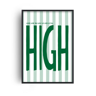 Getting High Oasis Retro Music Giclée Art Print - Sincerely Betty