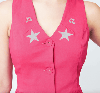 Glitter Stars Vest - FINAL SALE - Sincerely Betty
