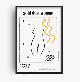 Gold Dust Woman Giclée Art Print - Sincerely Betty