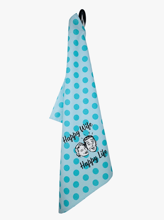 Happy Wife Kitchen Tea Towel - Sincerely Betty