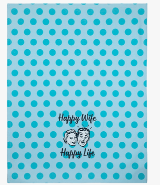 Happy Wife Kitchen Tea Towel - Sincerely Betty