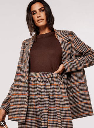 Heritage Plaid Blazer - FINAL SALE - Sincerely Betty