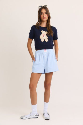 High Waisted Boxy Shorts - Sincerely Betty