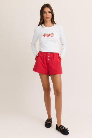 High Waisted Boxy Shorts - Sincerely Betty