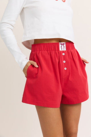 High Waisted Boxy Shorts - Sincerely Betty