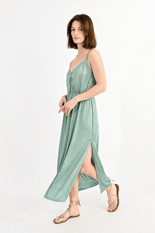 Iridescent Knit Maxi Dress - Sincerely Betty