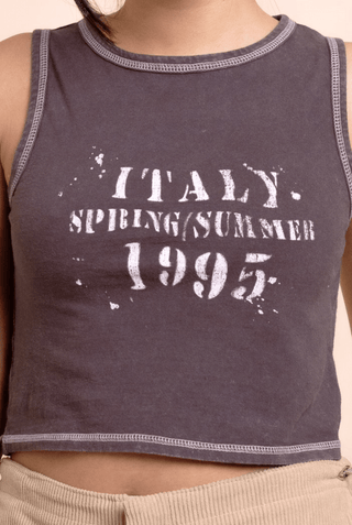 Italy Crop Tank - FINAL SALE - Sincerely Betty