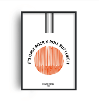 It's Only Rock N Roll Giclée Art Print - Sincerely Betty