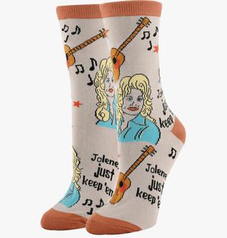 Just Keep'em Jolene Crew Socks - Sincerely Betty