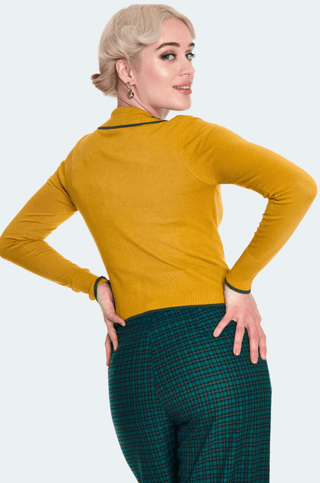 Leaf Collar Cardigan - FINAL SALE - Sincerely Betty