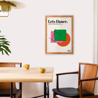 Let's Dance David Bowie Inspired Retro Giclée Art Print - Sincerely Betty