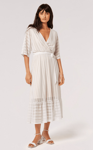 Lurex Mesh Kimono Midi Dress - FINAL SALE - Sincerely Betty