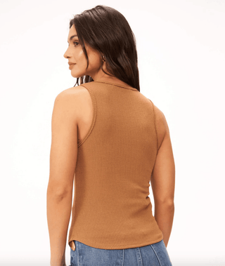 Madly Notch Ribbed Tank - Sincerely Betty