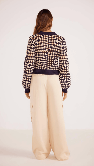Meyer Crochet Knit Sweater - Sincerely Betty