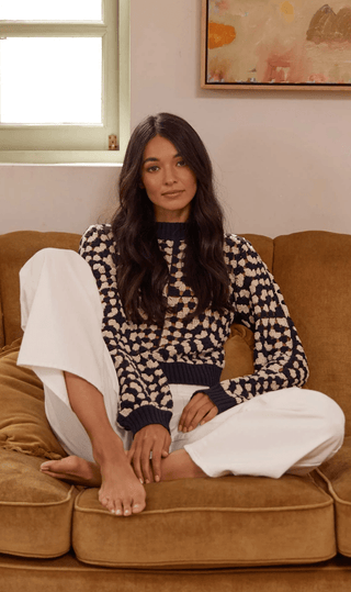 Meyer Crochet Knit Sweater - Sincerely Betty
