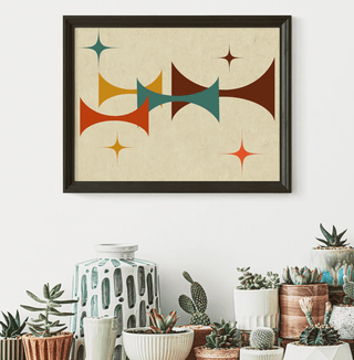 Mid Century Modern Art Print - Sincerely Betty