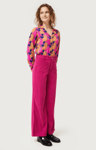 Mid - Rise Corduroy Pants - Sincerely Betty