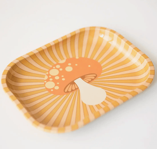 Mushroom Metal Tray - Sincerely Betty