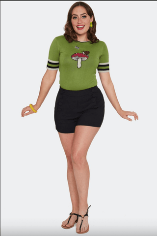 Mushroom & Moth Knit Top - Sincerely Betty