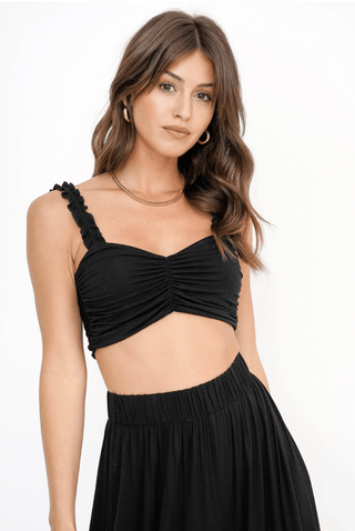 Nailed It Tie Back Crop Top - Sincerely Betty