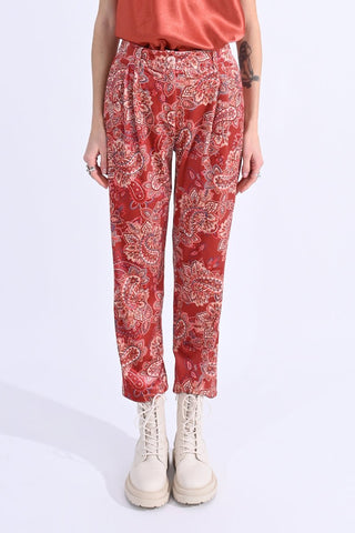 Paisley Pants in Terracotta - FINAL SALE - Sincerely Betty