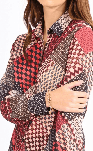 Patchwork Blouse - FINAL SALE - Sincerely Betty