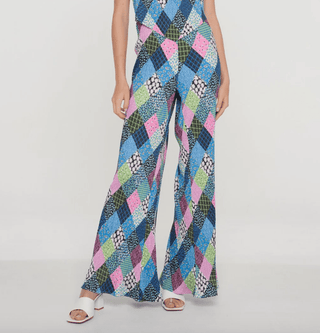 Printed Patchwork Flares - FINAL SALE - Sincerely Betty