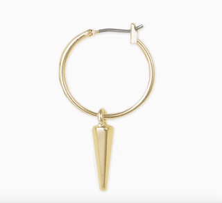 Punk Princess Gold Spike Hoop Earrings - FINAL SALE - Sincerely Betty