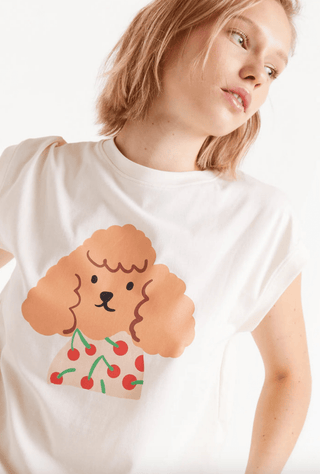 Puppy Cherry Print Tank Top - Sincerely Betty