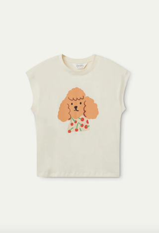 Puppy Cherry Print Tank Top - Sincerely Betty