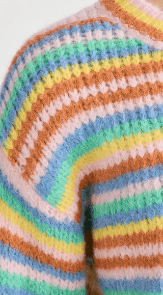 Rainbow Stripe Sweater - Sincerely Betty