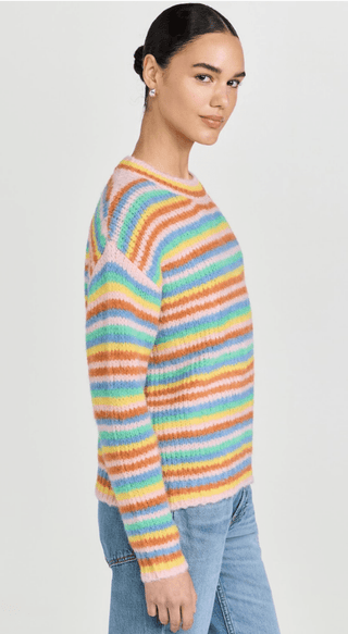 Rainbow Stripe Sweater - Sincerely Betty