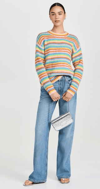 Rainbow Stripe Sweater - Sincerely Betty