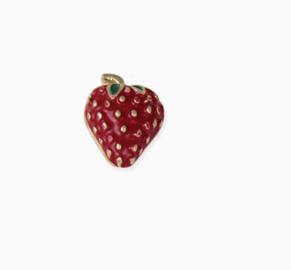 Red Strawberry Post Earrings - FINAL SALE - Sincerely Betty